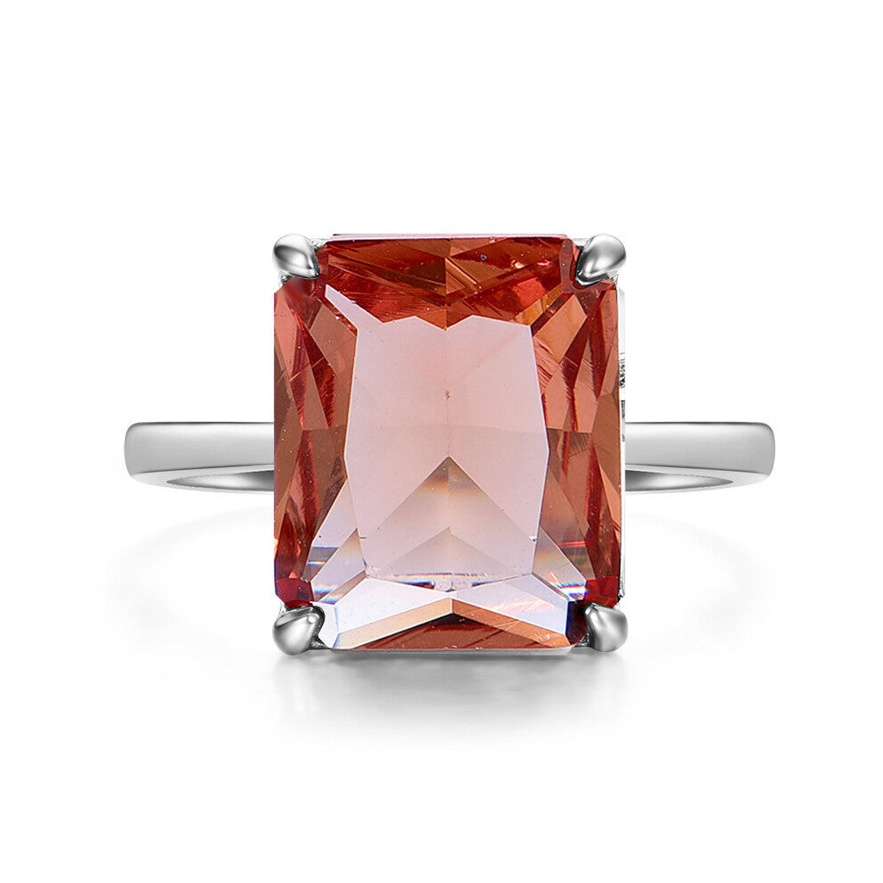 Kuololit Diaspore Sultanite Gemstone Rings for Women Real 925 Sterling Silver Emerald Cutting Engagement Promise Fine Jewelry