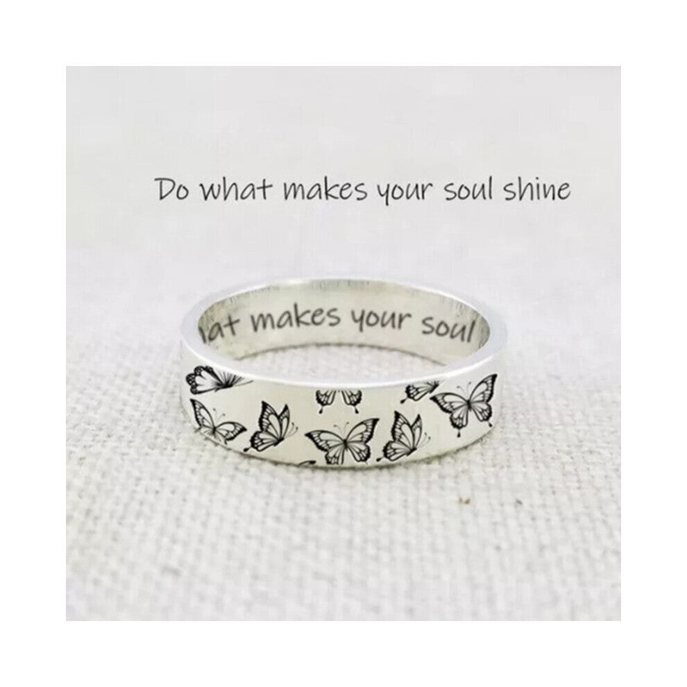 Vintage Mushroom Ring For Women Men Bohemian Delicate Carved Flower Ring Engagement Wedding Band Jewelry Gift