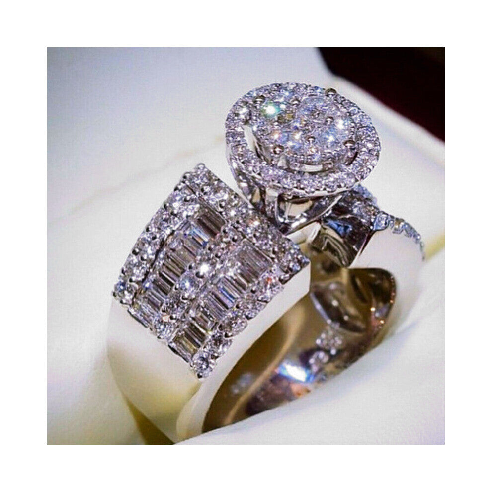 Stylish Proposal Rings For Women With Micro Paved Wedding Engagement Rings Lots&Bulk Rings