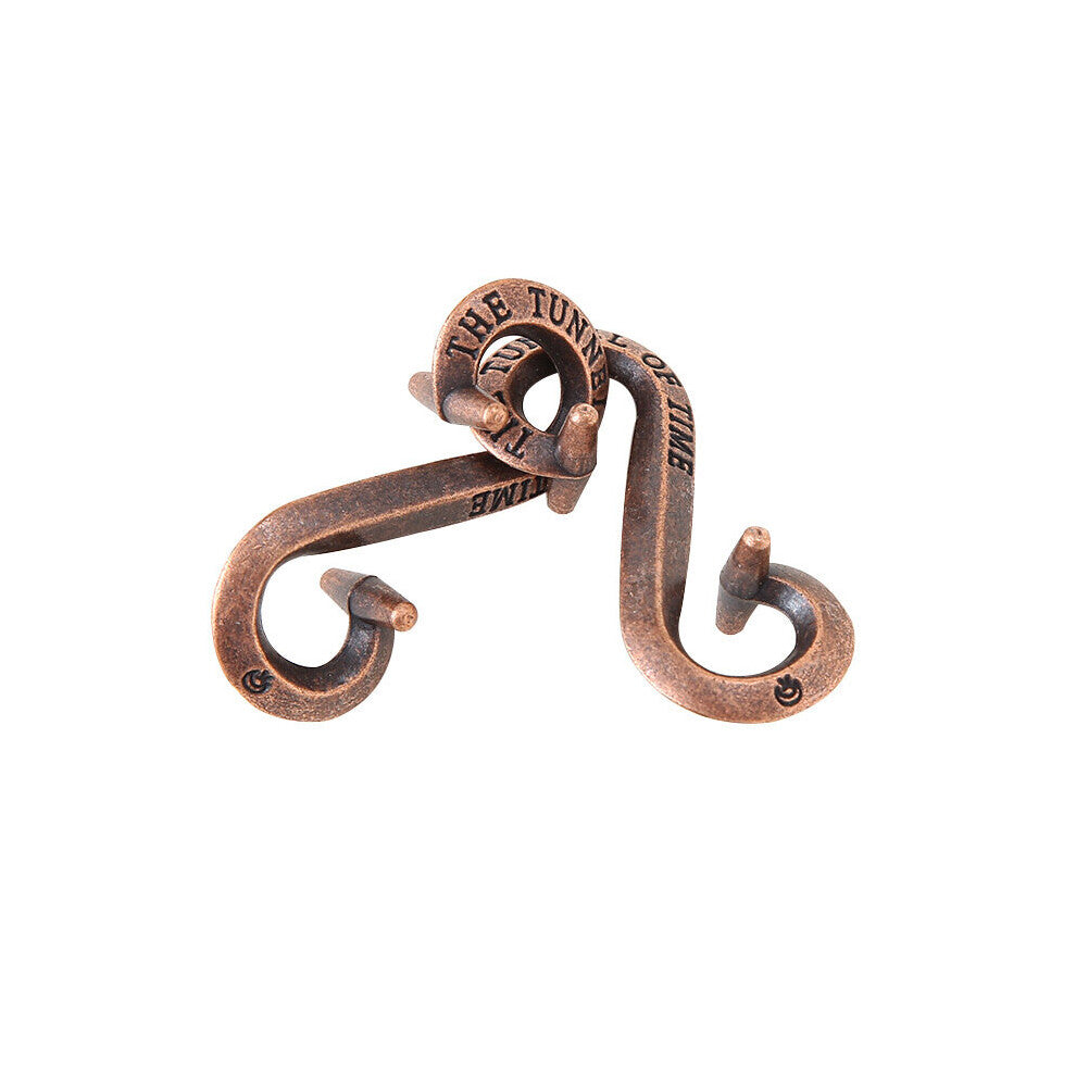 High Intelligent Lock Toy Brain Tester Development Alloy Key Ring Puzzle Game Children's Kid IQ Thinking Test Key Puzzle