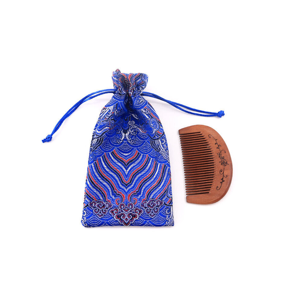 2pcs 10x20cm Comb Bag Chinese-style Silk Fabrics Scraping Plates Jewelry Bag Hairpin Bracelets Gift Bag Box