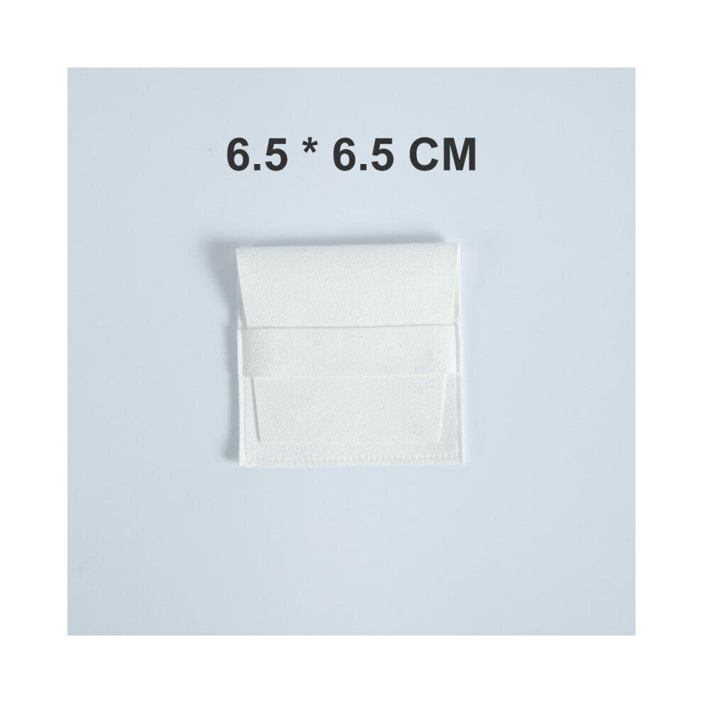 5pcs Suede Microfiber Jewelry Bag Flannel Ringearring Bracelet Pocket Flap Strip Jewellery Pouch