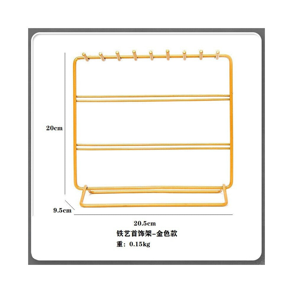 Jewelry Stand, Metal Earrings Organizer, Necklaces Holder& Bracelets Display, Jewelry Organizer