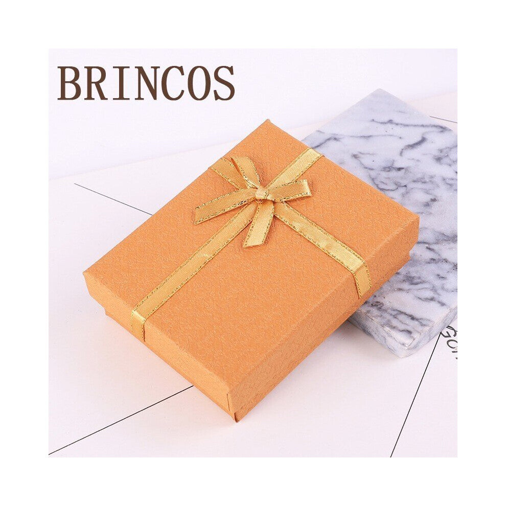 High decorative ring paper square jewelry storage earrings necklace engagement bracelet box bow
