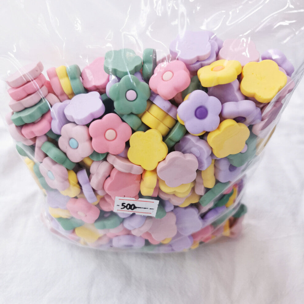 500 pieces 18mm diy resin resin flower sticker half beads.scrapbook for woman kids hairpin jewelry making accessories2022