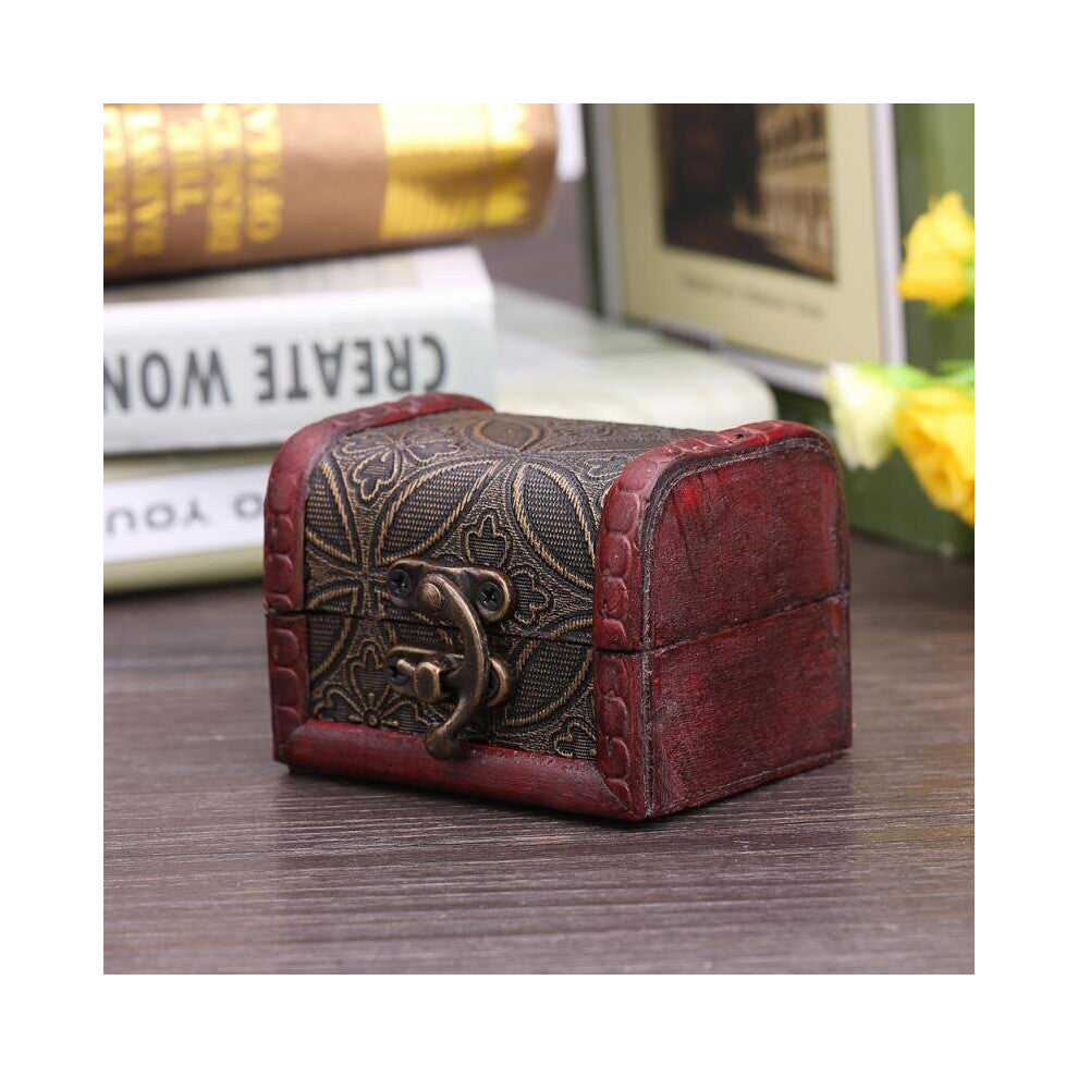 Hot Antique Ring-Necklace-Earrings-Bracelet Display Wooden Case Women Jewelry Storage Box Case Holder