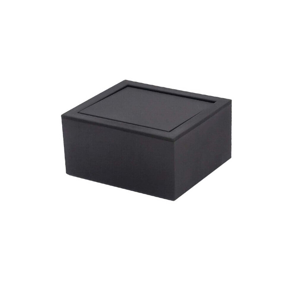 Plastic Flip Cover Rotating Cufflinks Box Creative Packaging Box Portable Jewelry Display Box for Men Women