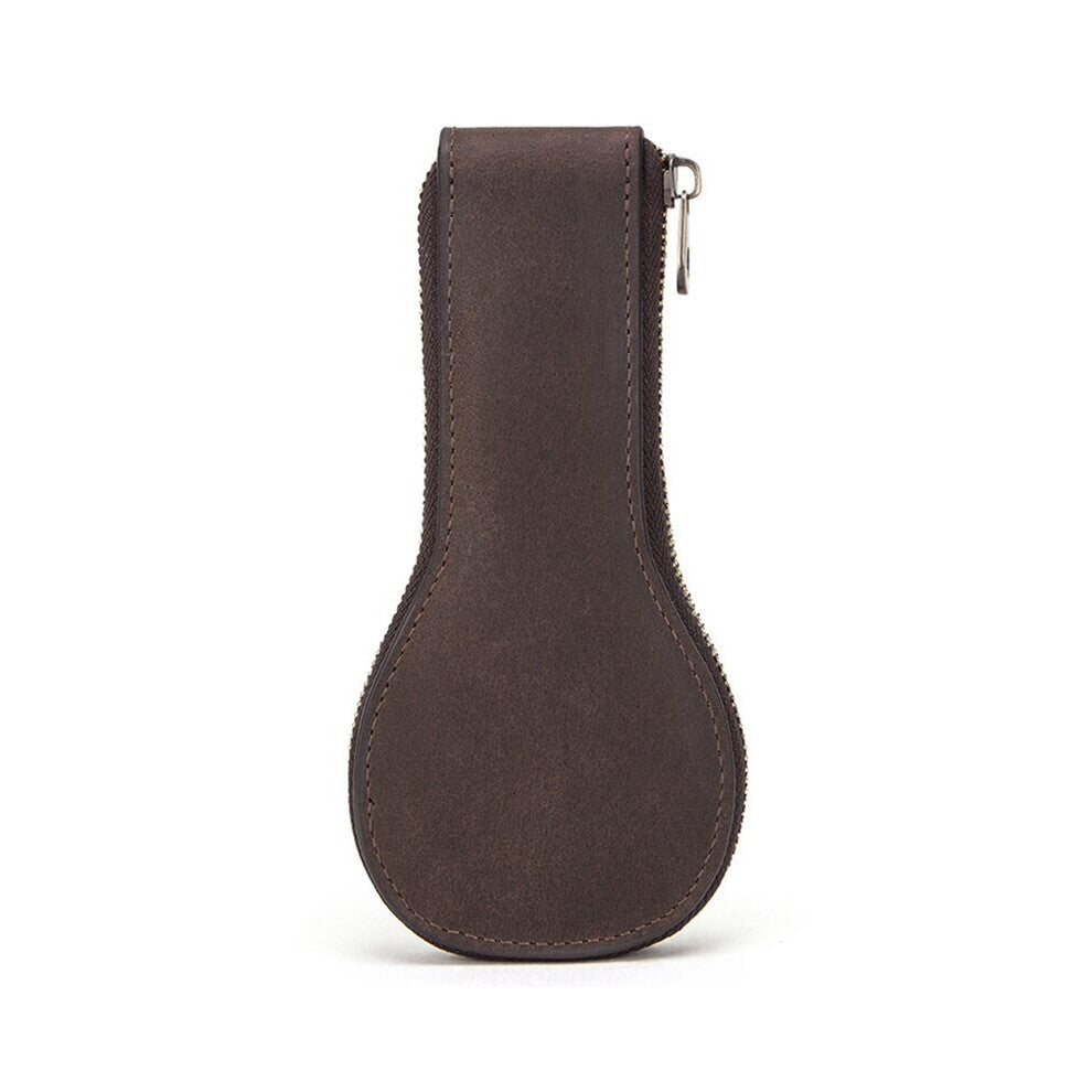 Watch&Bracelet Leather Storage Bag,Portable Travel Leather Zipper Pouch for Storage Jewelry&Watch