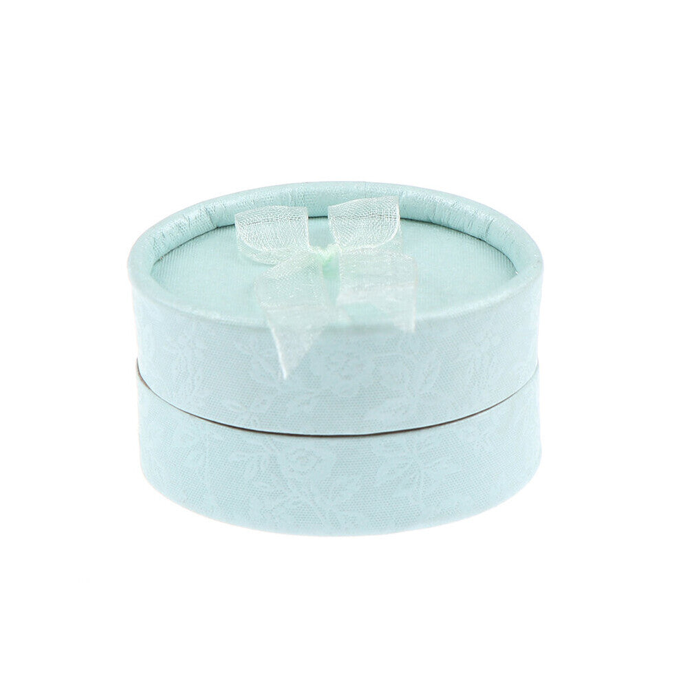 1Pc Round Earring Rings Box Bowknot Jewelry Organizer Box Holder Wedding Engagement Gift Package Box Display