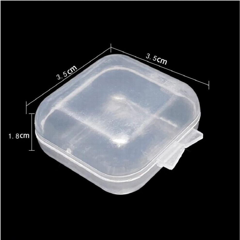 Transparent Plastic Storage Jewelry Box 19 Sizes Compartment Adjustable Container For Beads Earring&Jewelry Rectangle Box Case