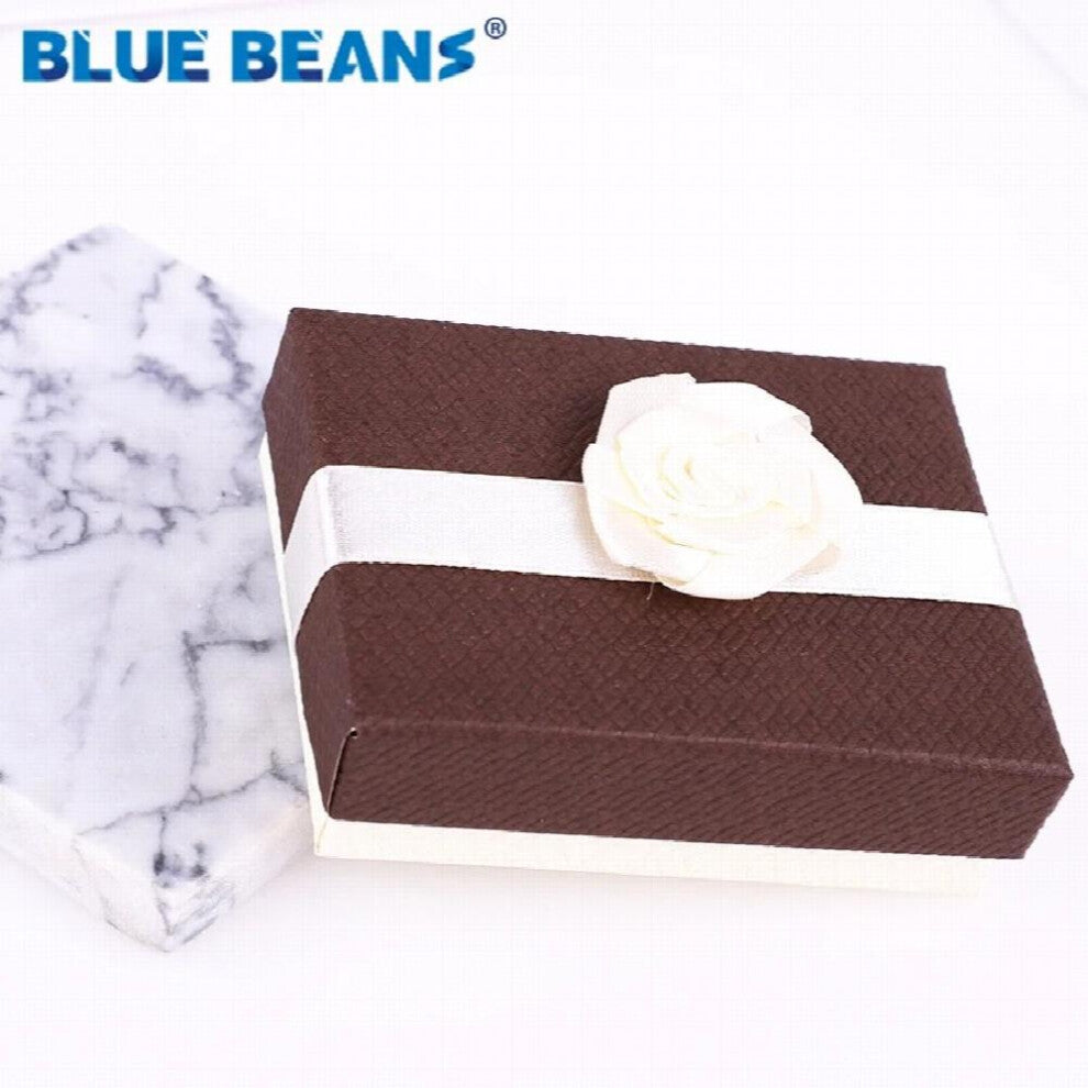 Gift Boxes Square jewelry organizer shape box Engagement Ring For Earrings Necklace Bracelet Display Holder rose flower