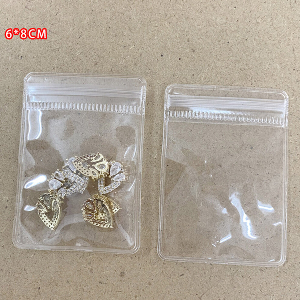 PVC Clear Jewelry Storage Book Anti-oxidation Bag Desktop Drawer Organizer for Earrings Necklace Bracelet Ring Jewelry Boxes