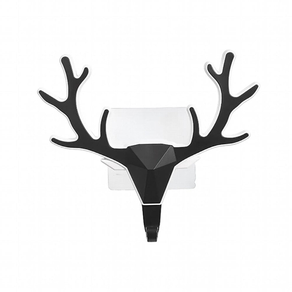 Wall Hanging Hook Vintage Deer Head Antlers For Hanging Clothes Hat Scarf Key Deer Horns Hanger Rack Wall Decoration Accessories