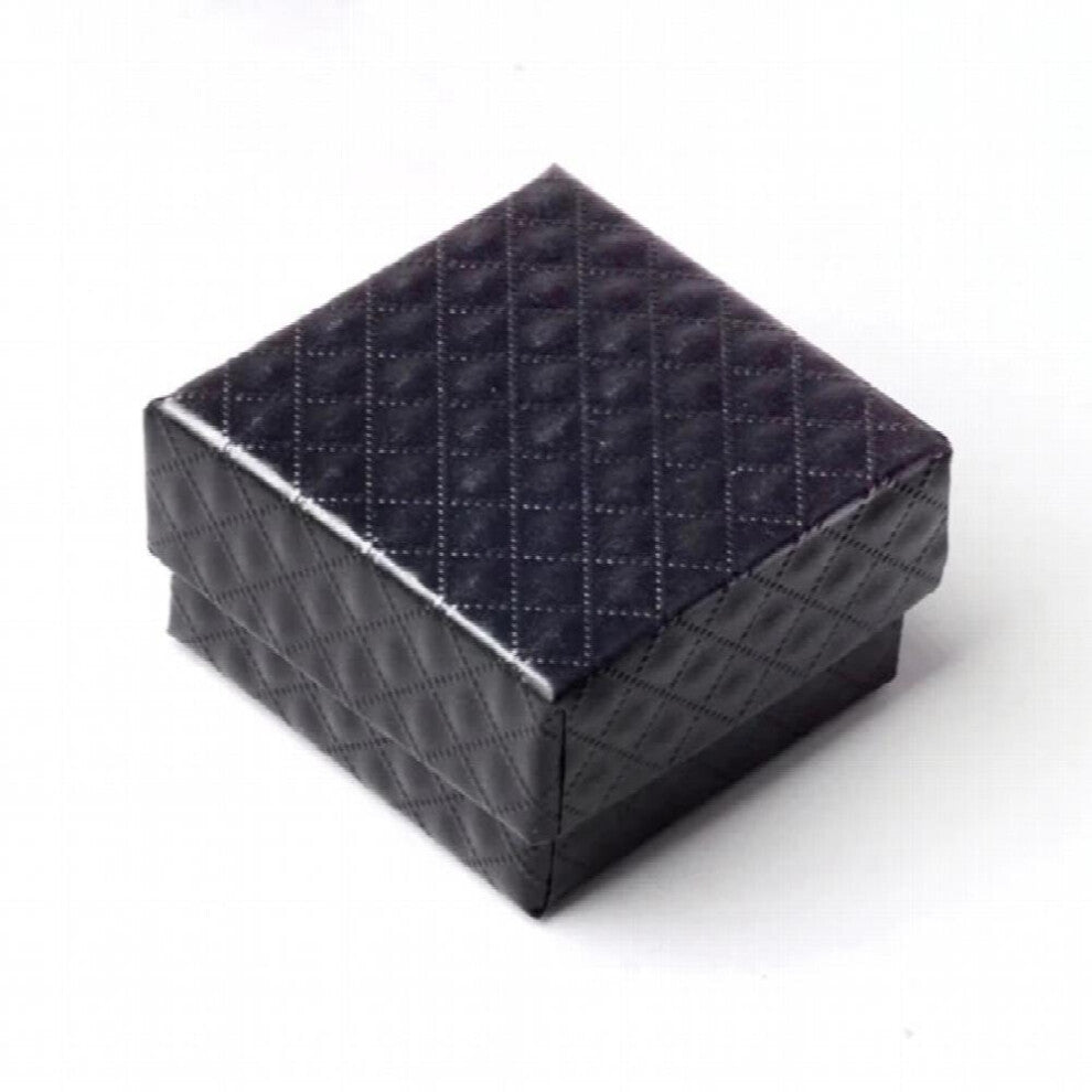 Square Jewelry Box Engagement Ring Earrings Box Jewelry Organizer Display Gift Case Red Navy