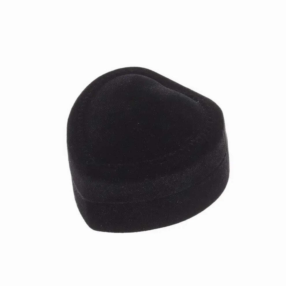 Engagement Wedding Party Couple Lover Jewelry Case Earrings Holder Heart Boxes Velvet Ring Box