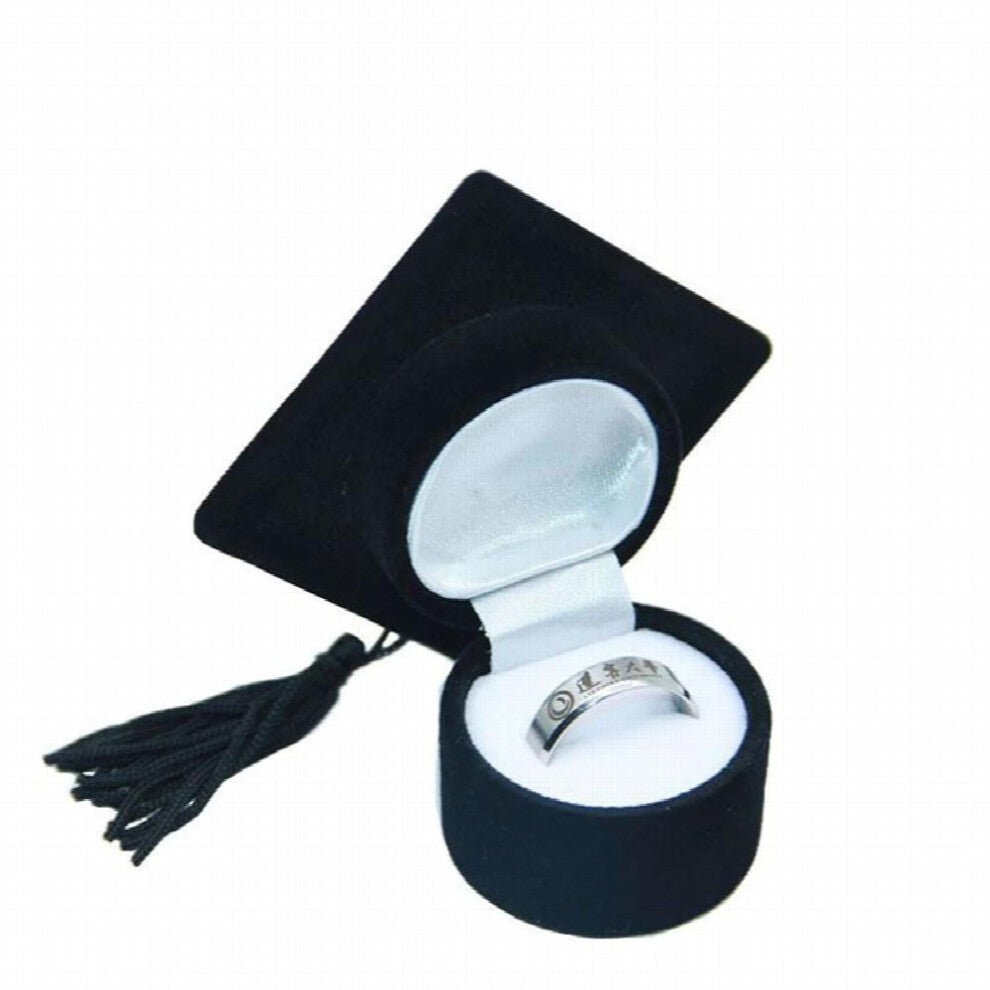 Creative Graduate Ring Earring Jewelry Storage Wedding Engagement Ring Box Earrings Display Showcase Gift Boxes