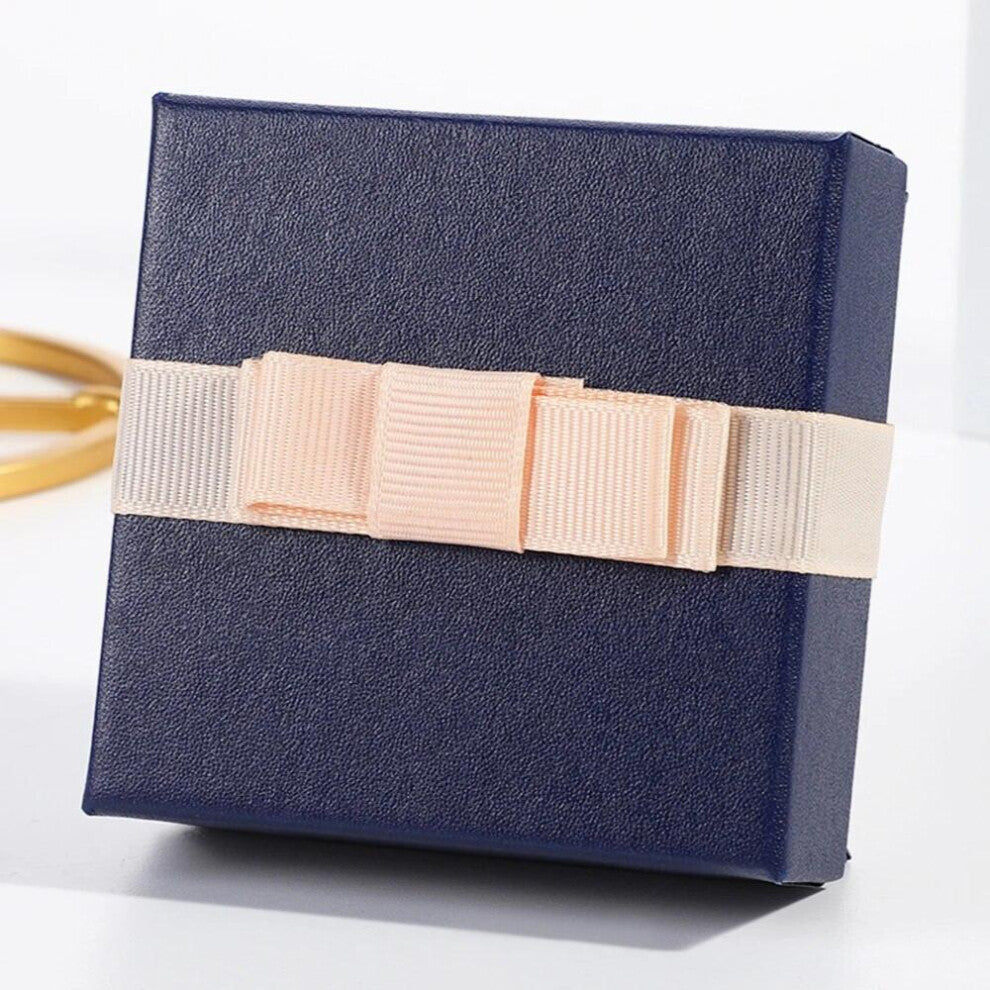 Earring Necklace Ring Bowknot Jewelry Box Storage Colors for Jewelry Packaging Gift Case Engagement Display Organizer