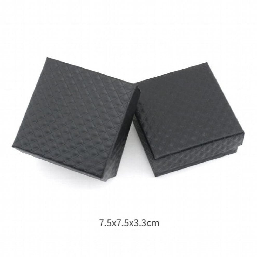 Square Jewelry Box Ring Earrings Necklace Box Paper Jewelry Organizer Case Display Box Wedding Engagement