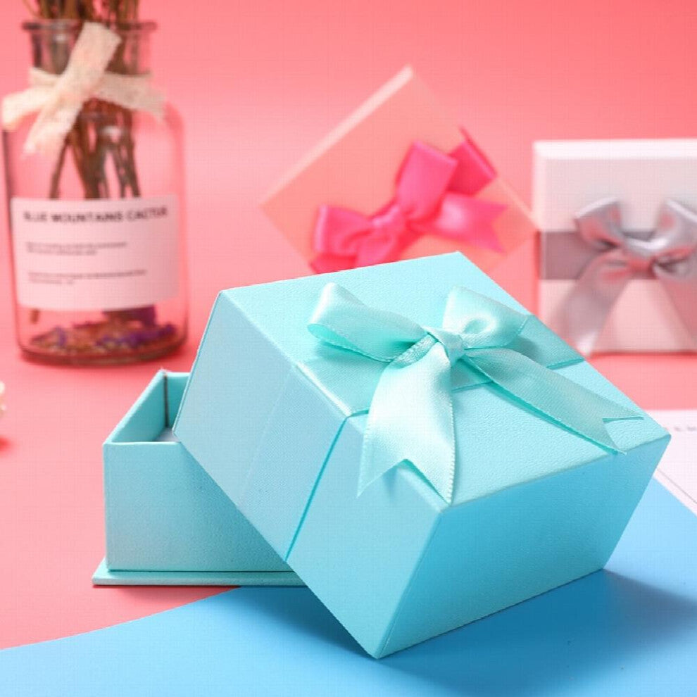 Bowknot Jewelry Packaging Box Ring Earrings Necklace Bracelet Jewelry Organizer For Engagement Women Girl Gift Jeweler