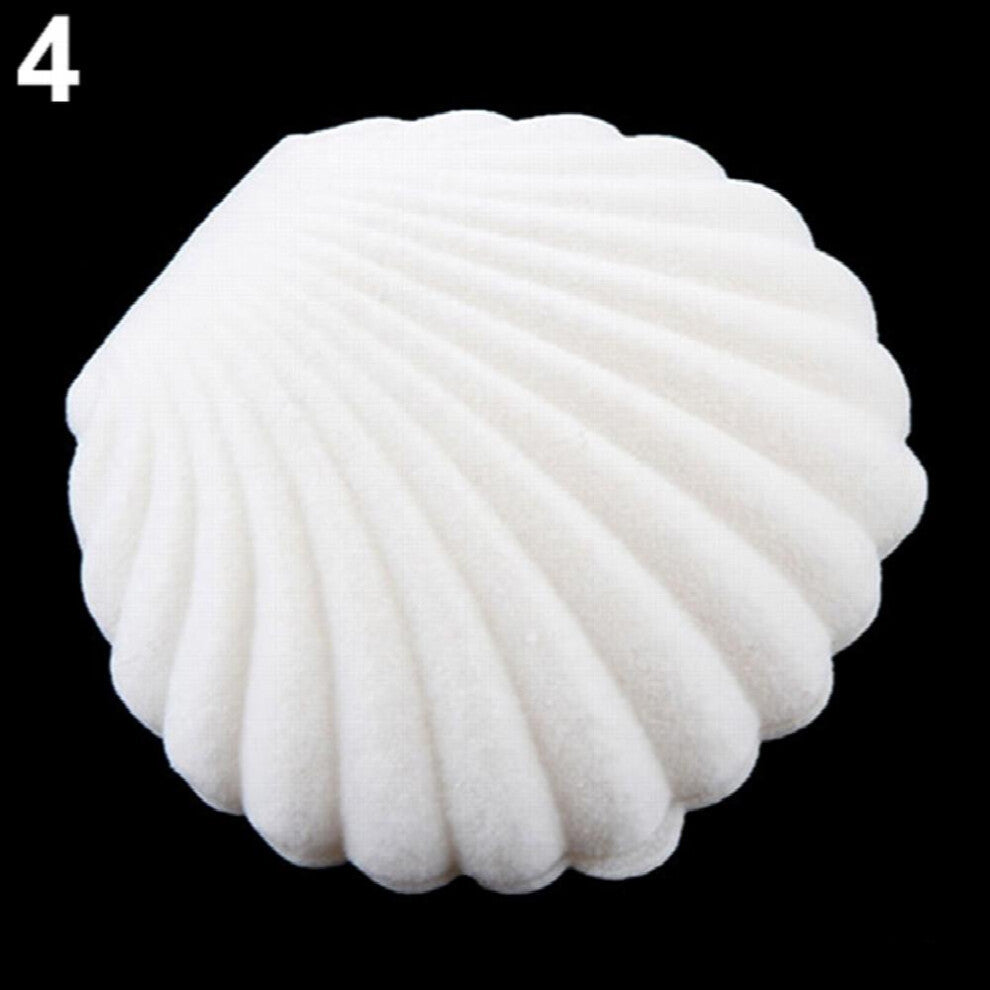 Lovely Portable Sea Shell Velvet Earring Ring Necklace Display Storage Organizer Gift Mini Wedding Engagement Jewelry Box
