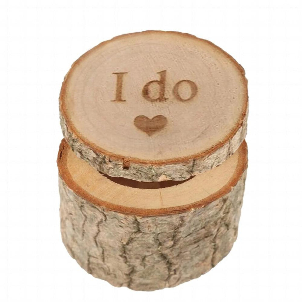 Proposal Wedding Ring Box Wood Engagement Ring Holder Wooden Necklaces Jewelry Gift Case