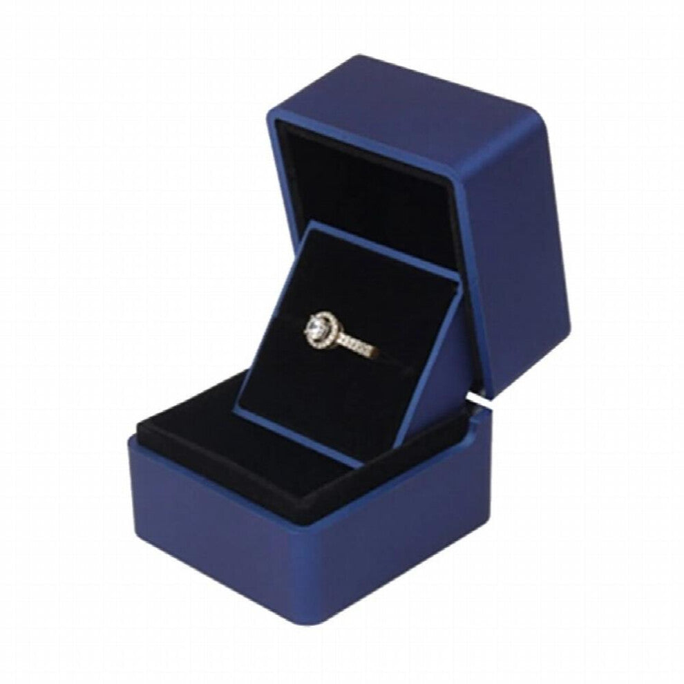 Jewelry Ring Case for Proposal Wedding Engagement Birthday Valentine Earrings Brooch Box with-No