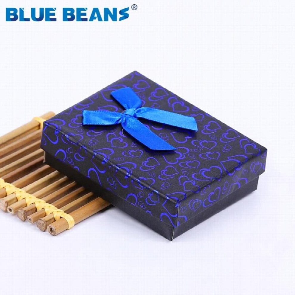 Square jewelry organizer box Engagement Ring For Earrings Necklace Bracelet Display Box Gift Holder red navy