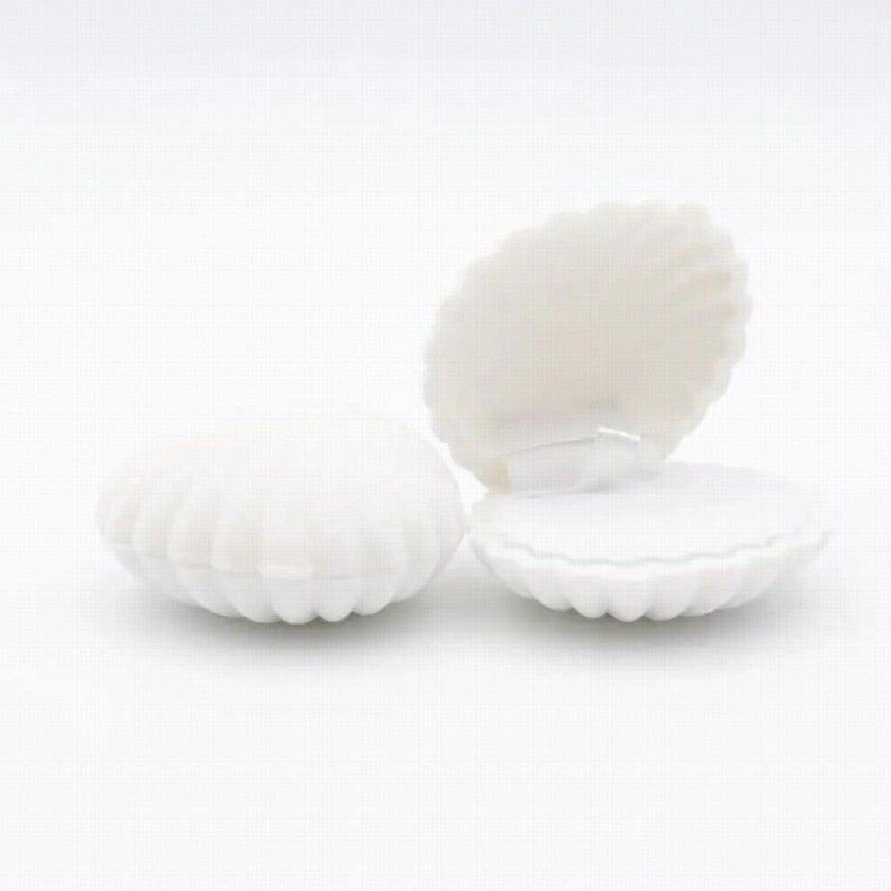 1 Piece Shell Shape Lovely Velvet Wedding Engagement Ring Box For Earrings Necklace Bracelet Jewelry Display Holder