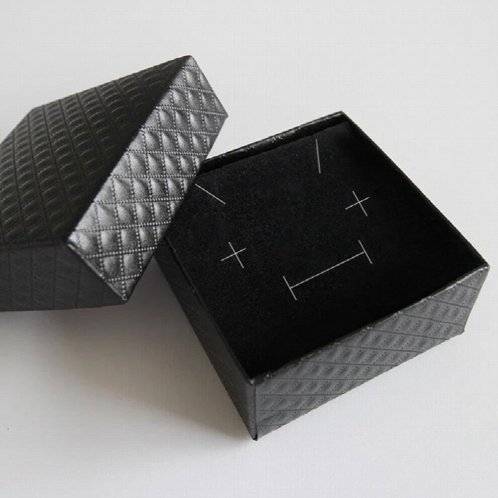 High Square Jewelry Box Wedding Engagement Ring Box For Earrings Jewelry Display Holder Red Jewelry Box