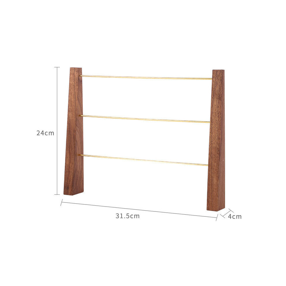 wooden and metal earring holders bracelet stand for jewelry necklace case earing organizer jewellery display Hanging
