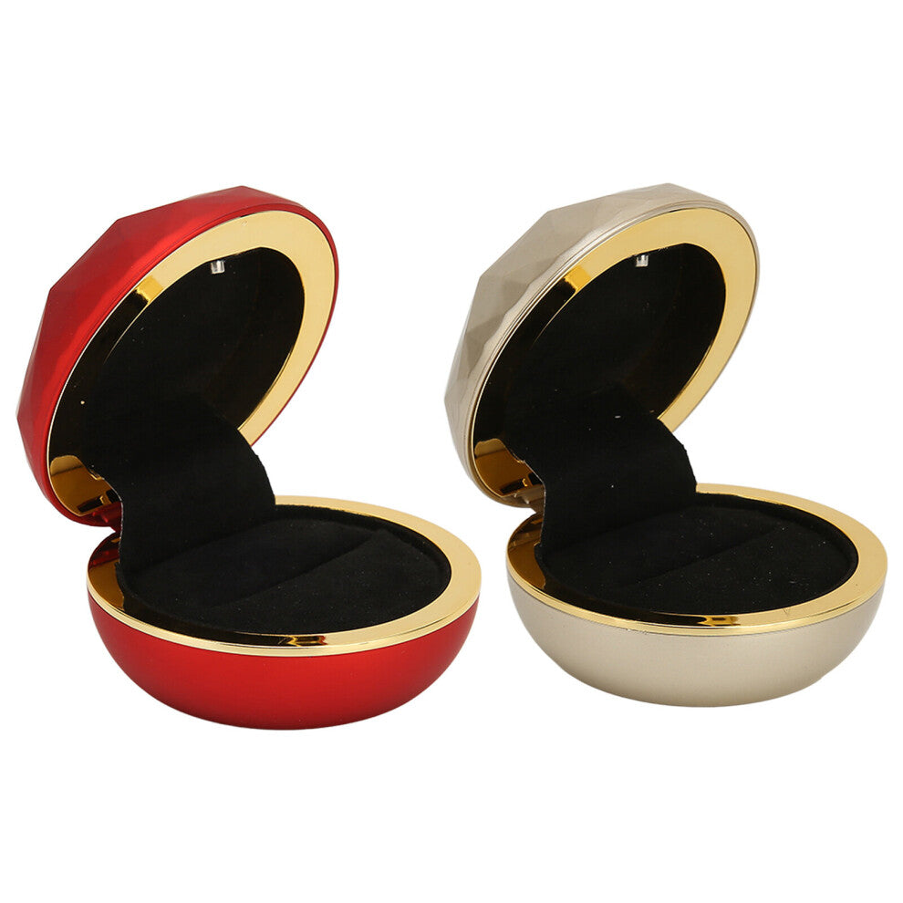 Ring Storage Organizer 75mAh Round Shape Small Ring Display Box for Engagement
