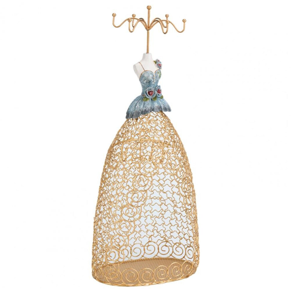 Nordic Style Display Shelf Metal Earring Necklace Ring Display Rack Earring Organizer Jewelry Holder for Desktop Jewelry Rack