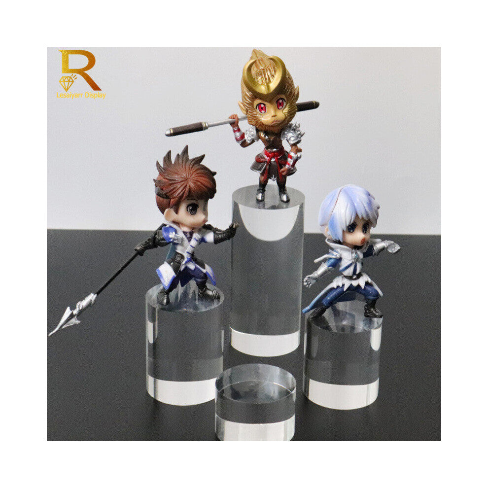 Acrylic Gemstone Diamond Jewelry Organizer Display Rack Transperant Bracelet Ring Earring Cufflink Storage Tray Stand