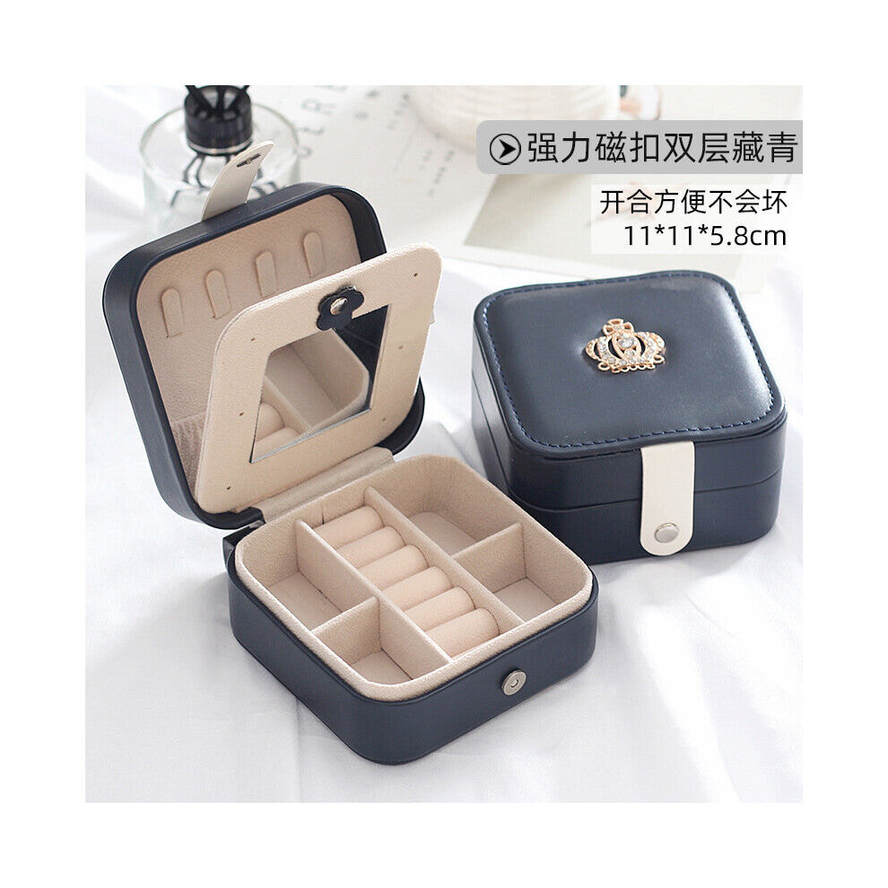 Jewelry Organizer Box Storage Case Rings Earrings NecklaceDisplay Holder