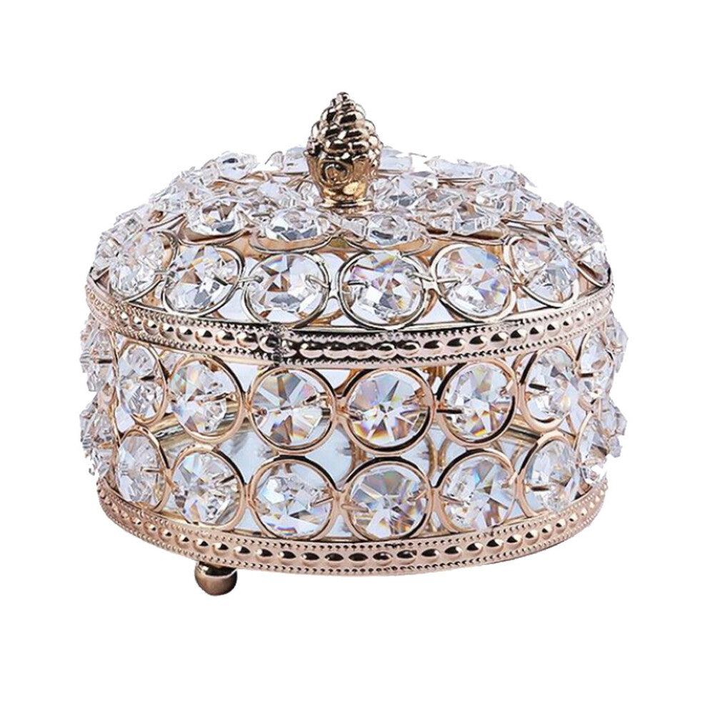 Box Jewelry Crystal Nordic Boxes Ring Lady Necklaces Multifunctional Earring Casket Ornament Decoration Household