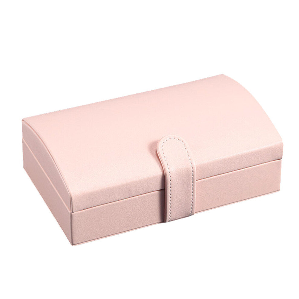 Leather Jewelry Storage Box Display Style Packaging Boxes Convenient Container Drawer Household Dressing Christmas