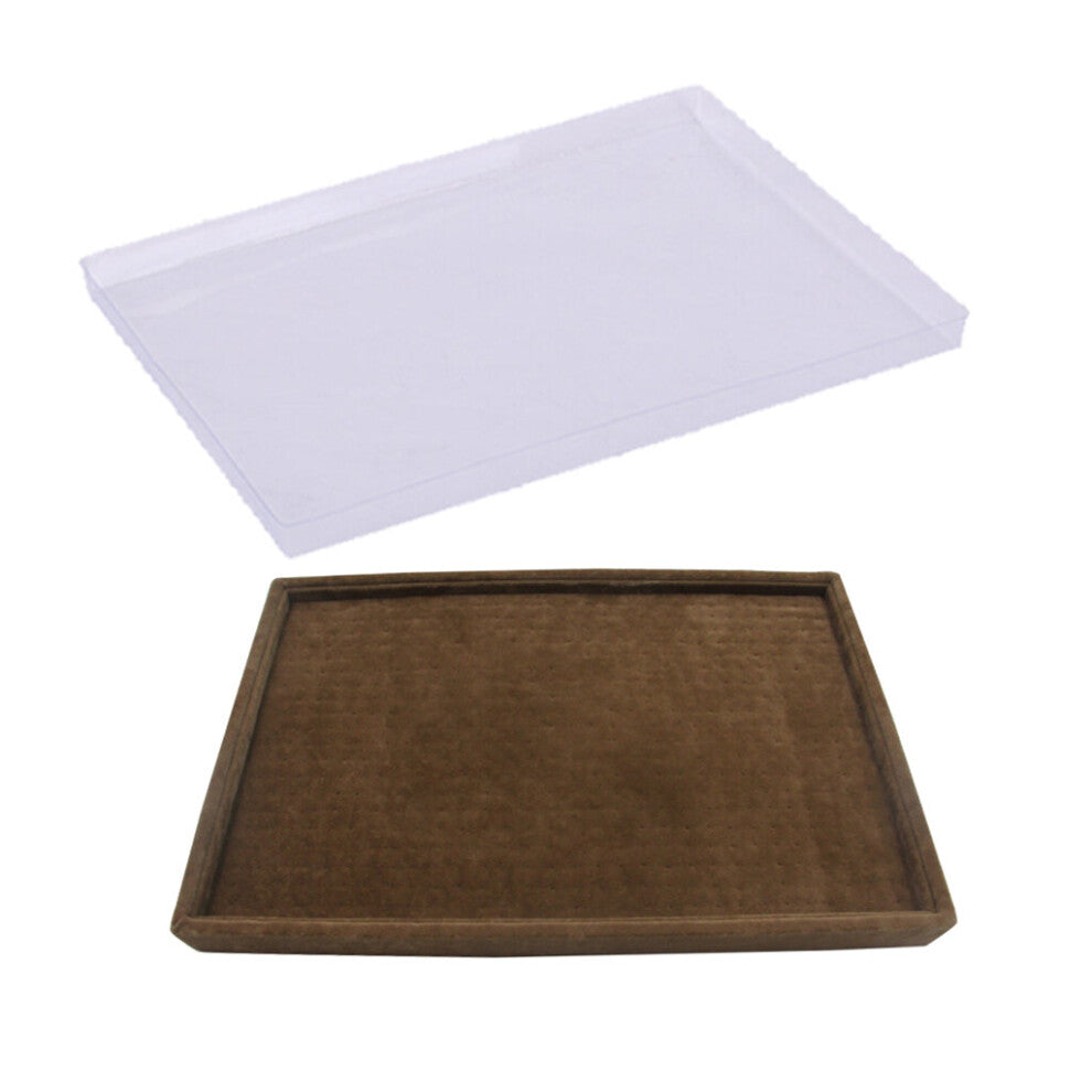 Jewelry Display Organizer Storage Box Case Tray, Showcase Organizer Holder for Ring, Earrings, Cufflinks, Necklace Holder