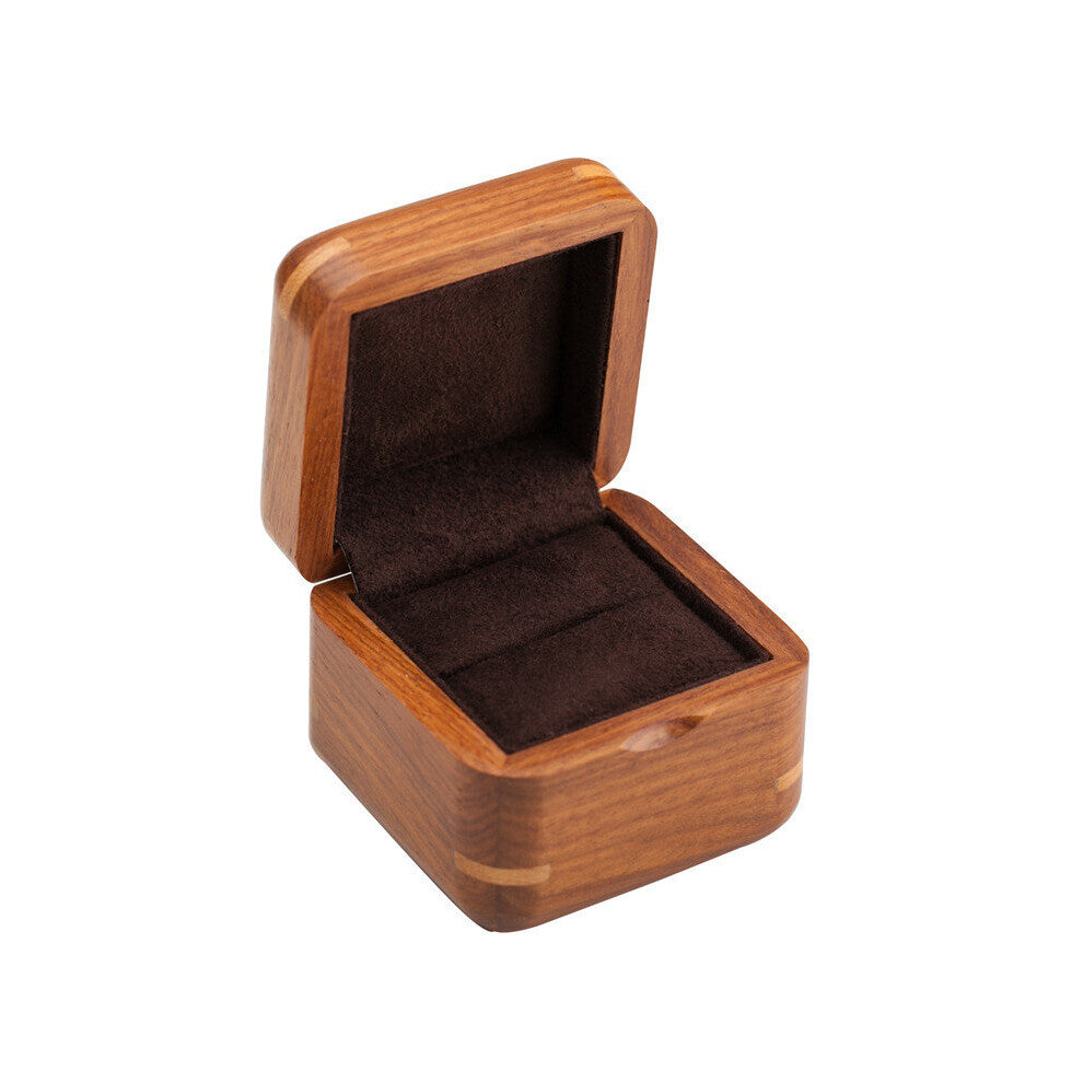 Mini wood wooden Jewelry Packing travel jewellery cases wedding ring stud earrings cuff-Link organizer women display box
