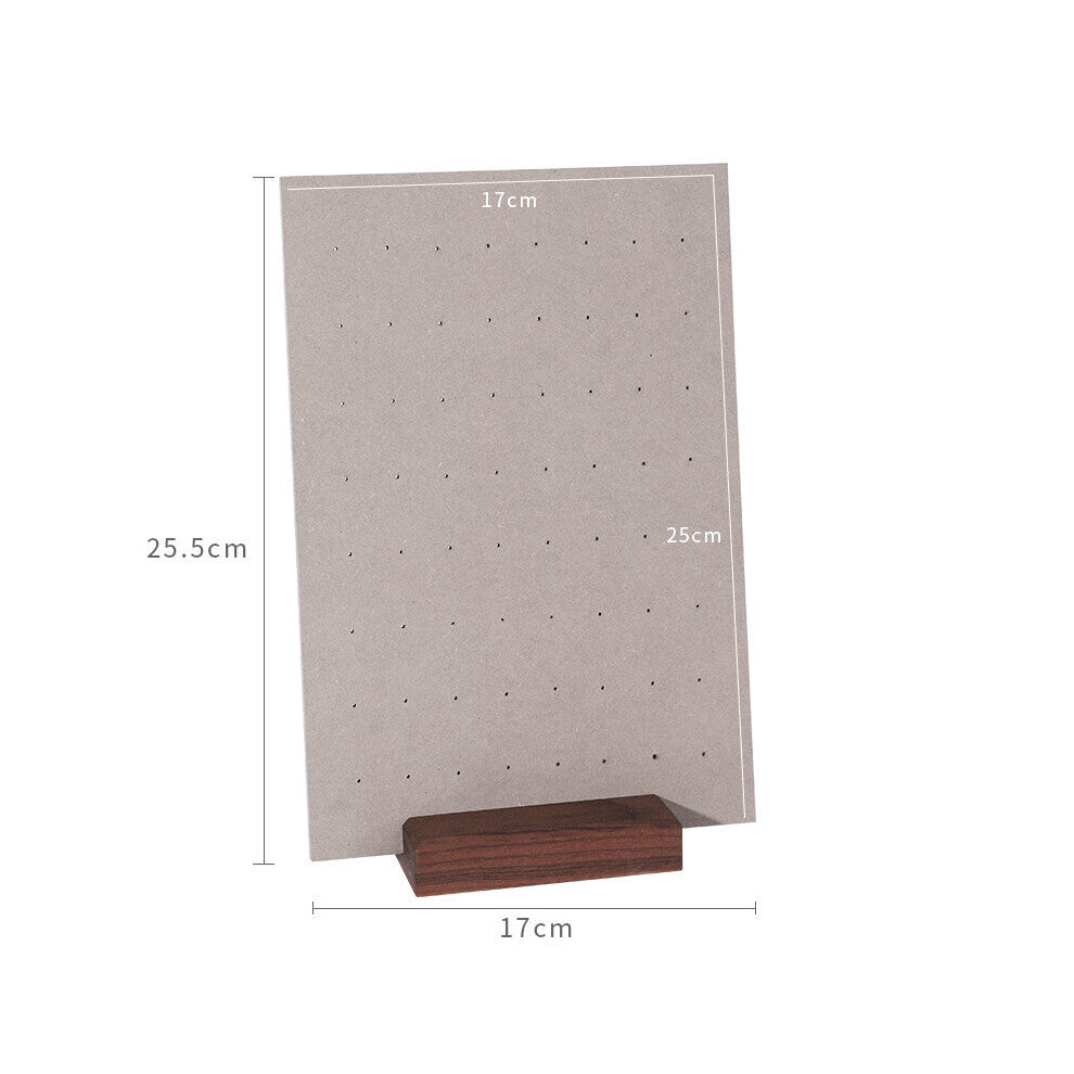 Colorful wooden earring holder stand for jewellery holders jewelry organizer jewelery display earing easel case rack