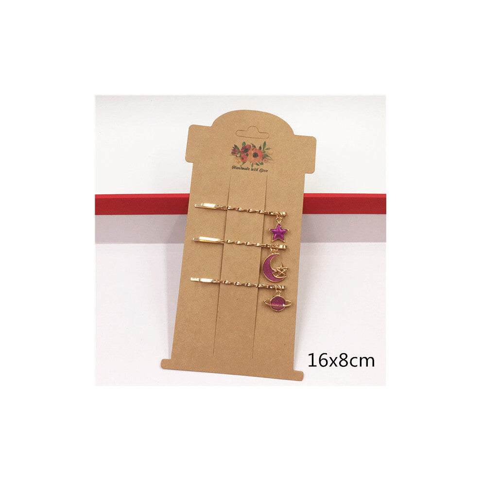 50Pcs Paper Vintage Flower Jewelry Card,Jewelry Hang Tags Jewelry Boxes For Necklace-Earring-Hairpin-Accessories Packaging