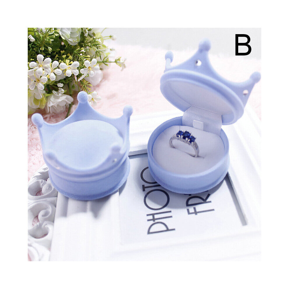 Jewelry Shell Heart Velvet Boxes for Women Wedding Engagement Ring Earrings Necklace Portable Display Container