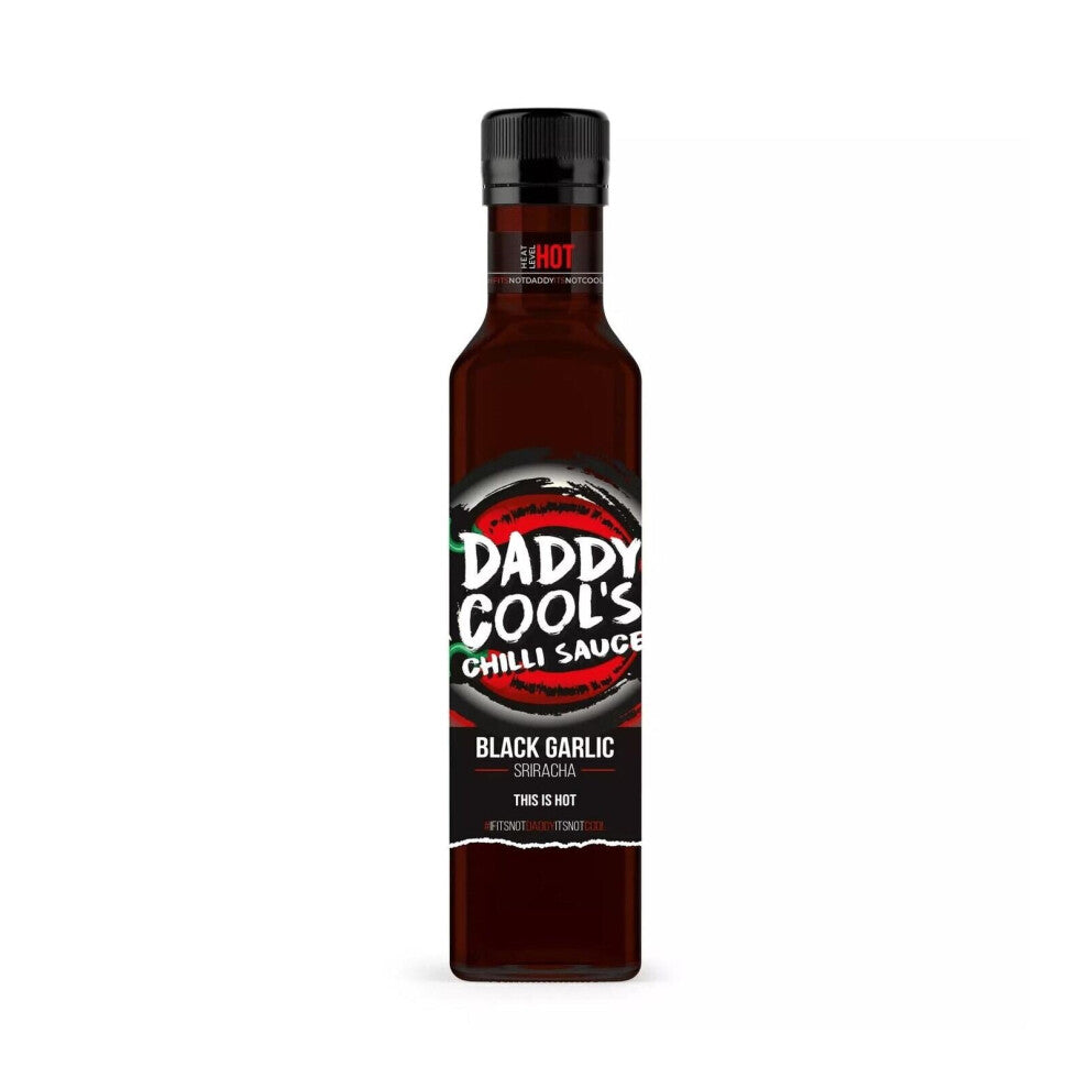 Hot Chilli Sauce Black Garlic Sriracha Chilli Condiment Daddy Cool's