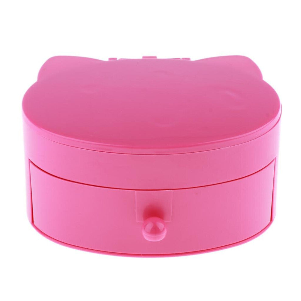 Makeup Jewelry Storage Cat Shaped Organizer Box Kids Toys