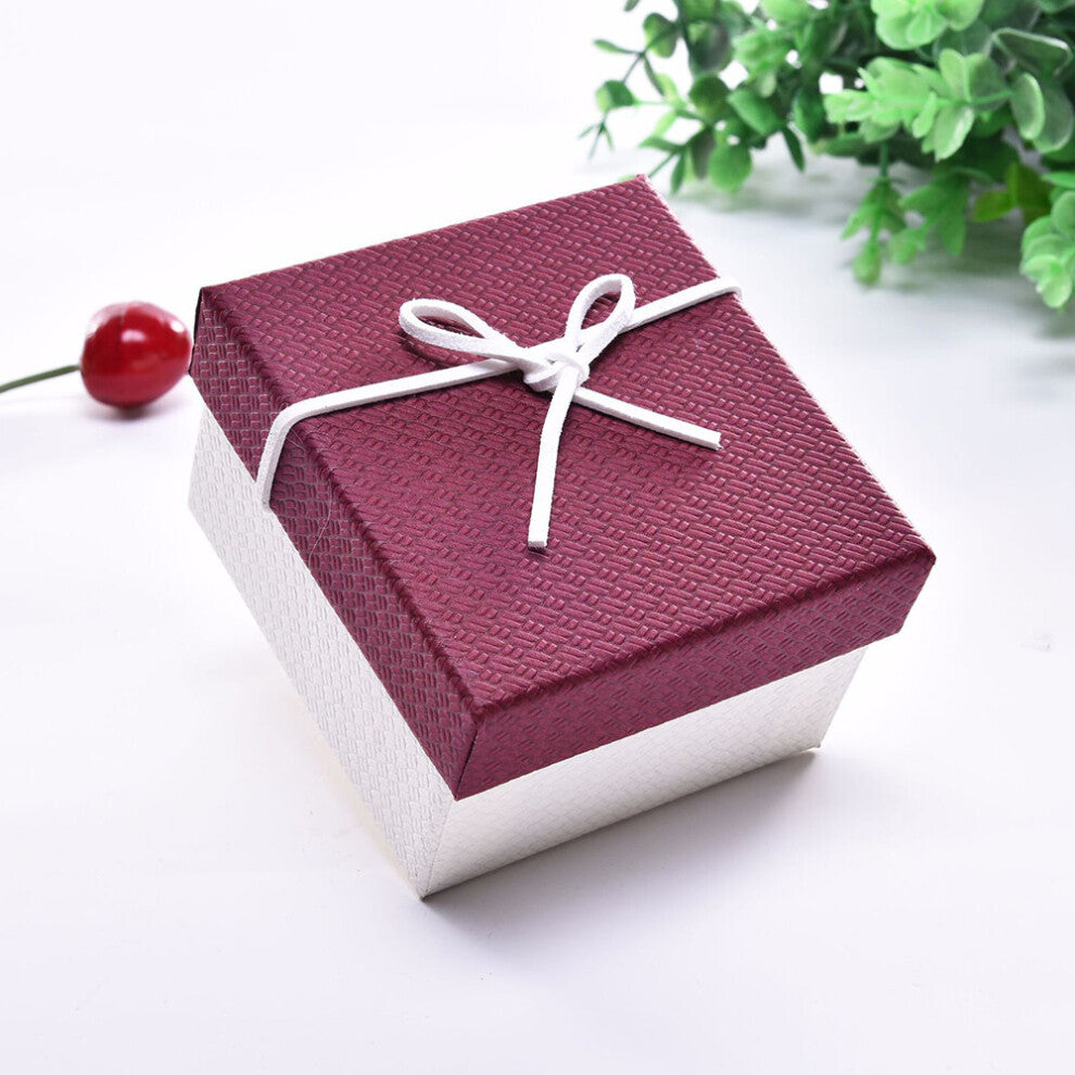 1pcs Square Jewelry Organizer Box Engagement Ring For Earrings Necklace Bracelet Display Watch Box Holder