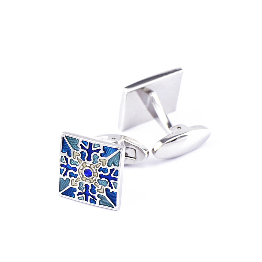 1 Pairs Plum Blossom Sleeve Nails Men's Shirt Cufflinks Buttons Jewelry Clothing Accessories