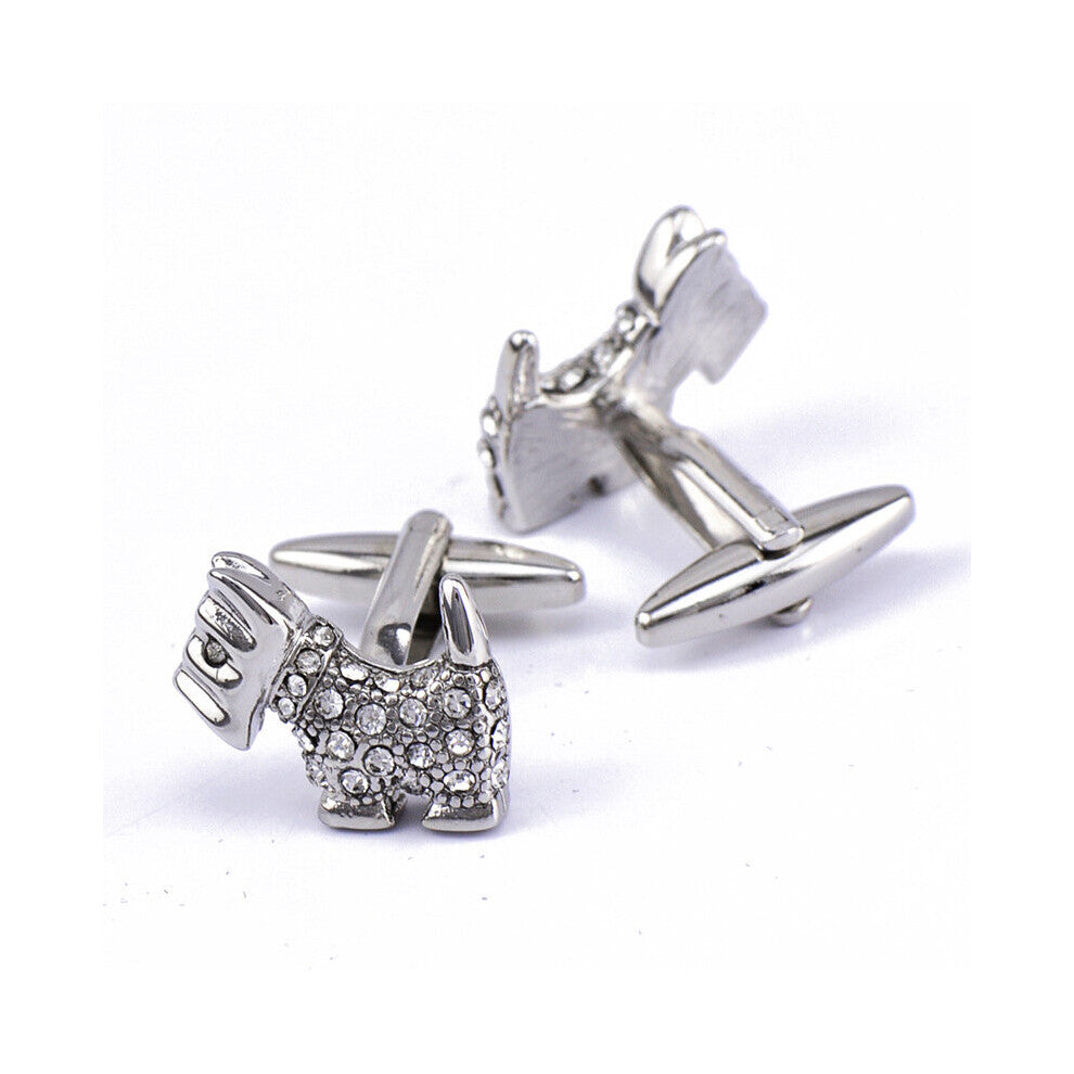 1 Pairs Dog Sleeve Nails Men's Shirt Cufflinks Buttons Jewelry Clothing Accessories For Christmas Present