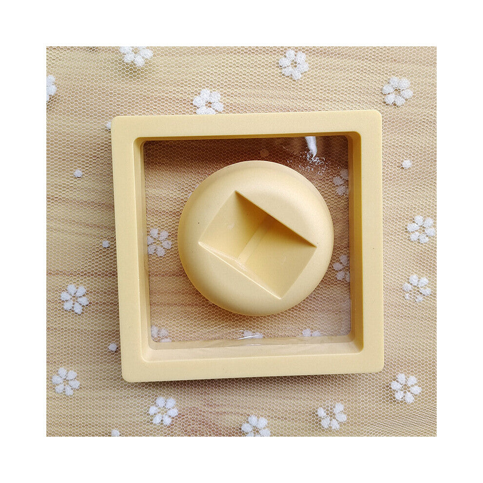 (yellow Black-7X7CM) 3 Sizes 3D Floating Picture Frame Shadow Display Film Suspensiony Storage Transparent Box Jewelry Bracelet Packaging Box