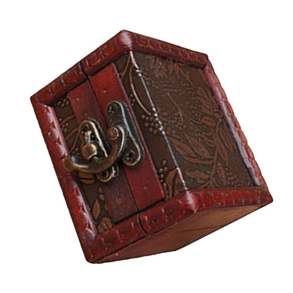 Hot Mini Vintage Wooden Necklace Bracelet Storage Organizer Holder Gift Jewelry Cases Boxes Jewelry Box For Engagement Ring