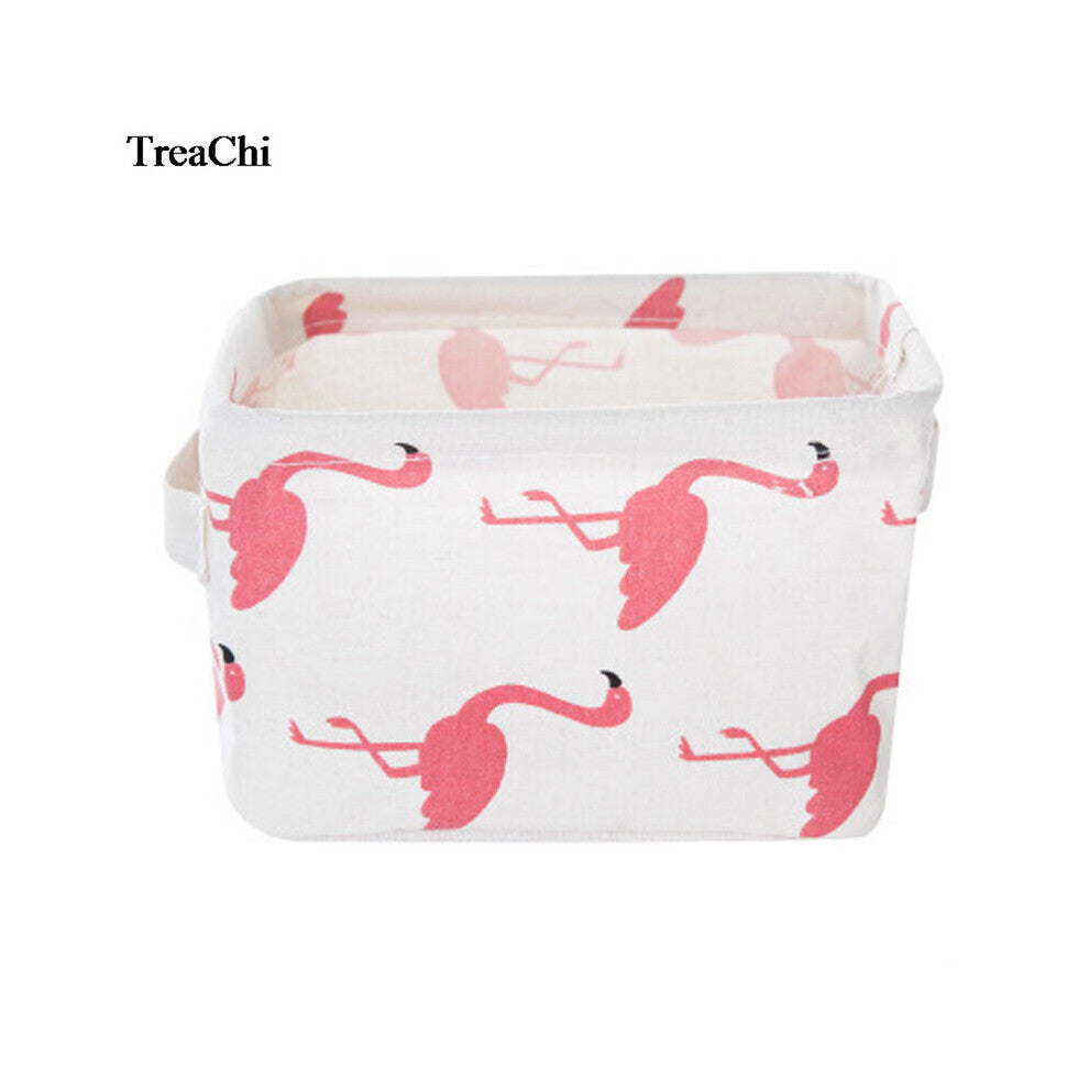 Creative Jewelry Basket Cotton Underwear Storage Box DIY Desktop Cosmetic Case Home Closet Organizer Container Laundry Basket