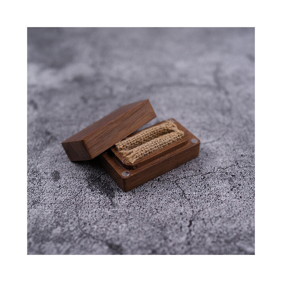 Rustic Wedding Ring Box Holder Wood Valentine Engagement Anniversary Personalized Jewelry Boxes